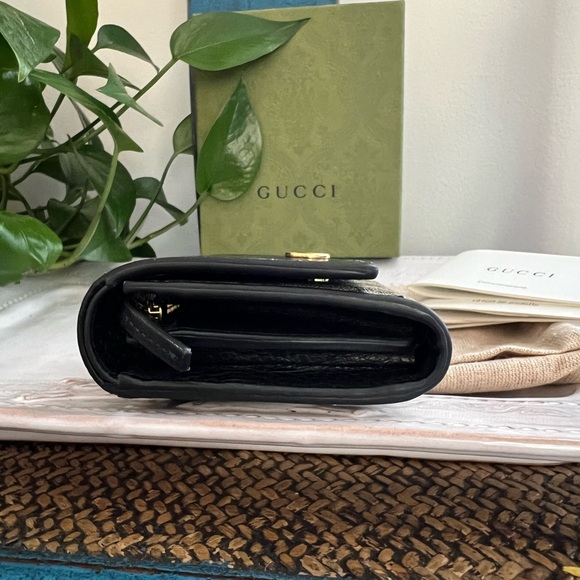 GUCCI GG Marmont Supreme Compact Wallet - Picture 10 of 12